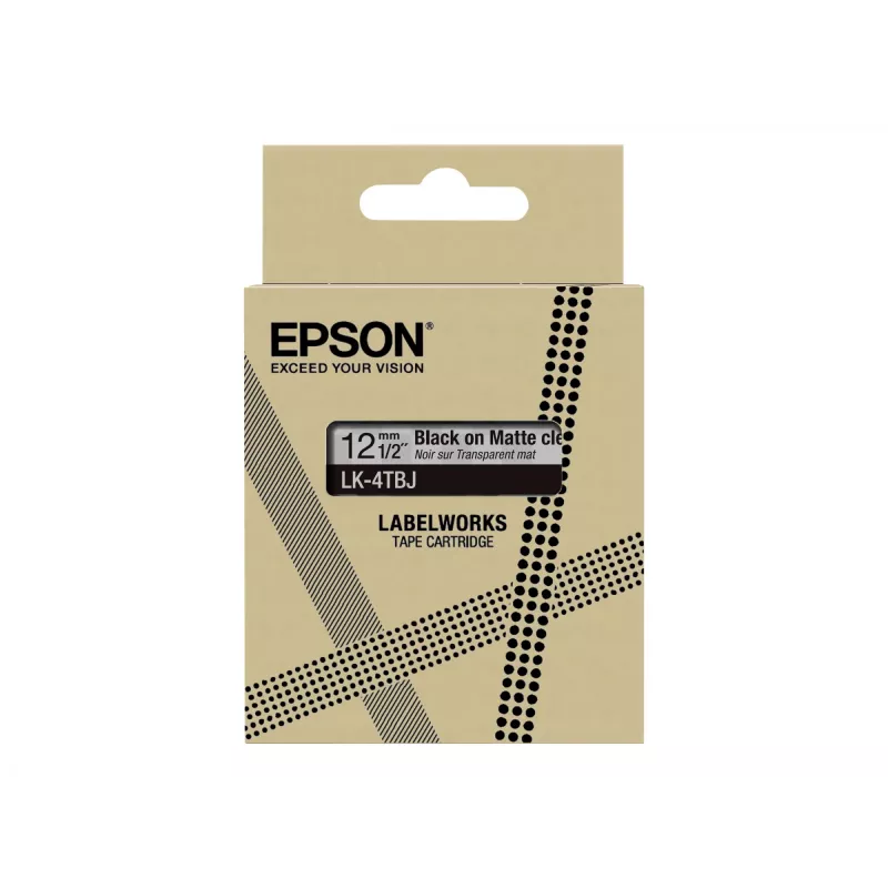 Sildiprinter Epson C53S672065 Must Läbipaistev 1,2 cm laius