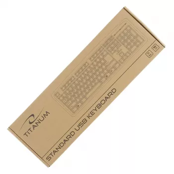 Titanum TK101 klaviatuur USB must