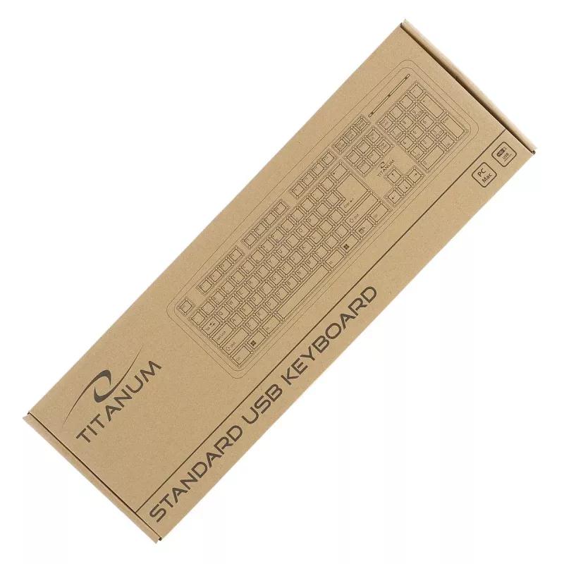 Titanum TK101 klaviatuur USB must