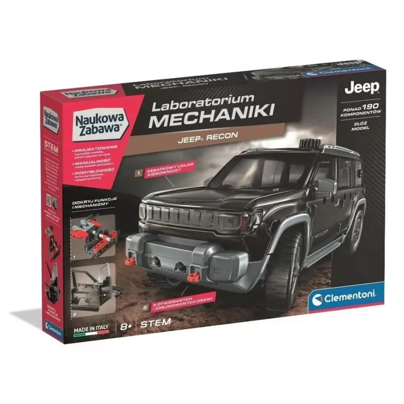 Clementoni teaduslik lõbu - mehaanikalabor: Jeep Recon