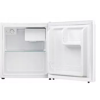 Külmik HEINRICH'S HKB 4188 valge — manuaalne sulatus, 45 L, 1 riiul, 39 dB, 500×445×468 mm