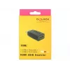 Adapter HDMI (pistik) > HDMI (pesa), EDID-emulaator (must)