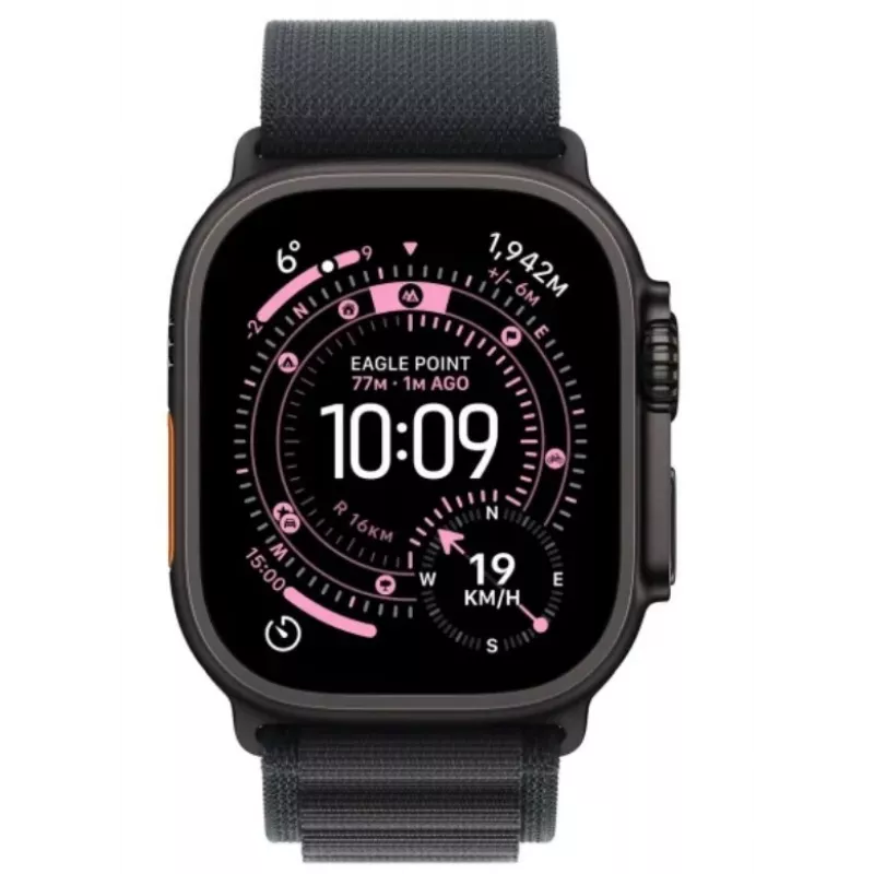 Apple Watch Ultra 3 GPS + Cellular 49mm musta titaanist korpusega ja musta Alpine Loop Medium käepaelaga