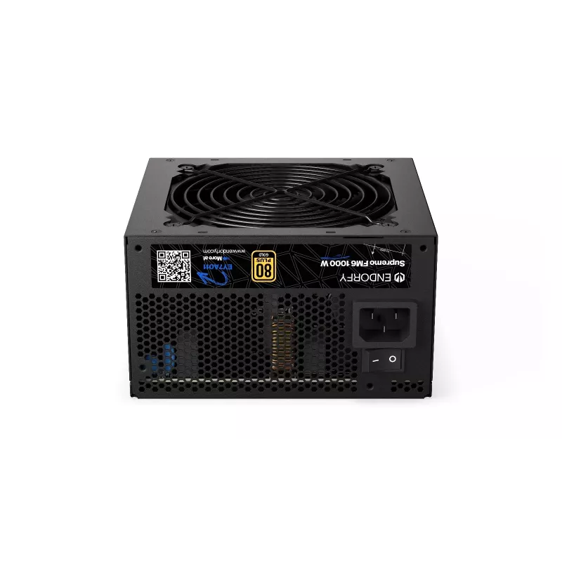 Toiteplokk Endorfy Supremo FM6 1000W, 80 PLUS Gold, ATX 3.1, modulaarne, must