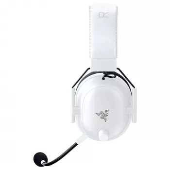 Razer BlackShark V2 Pro PlayStation'ile – juhtmevaba peavõruga mängupeakomplekt, USB Type-C, Bluetooth, valge