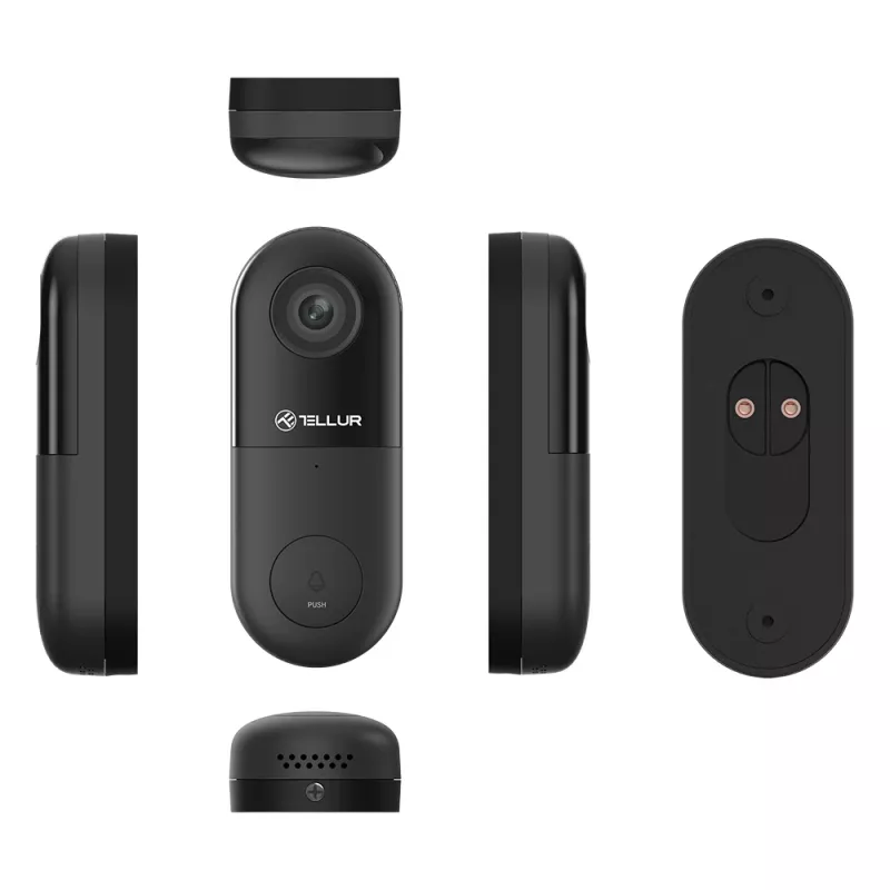 Video uksekell Tellur T-MLX46892 1080P juhtmega PIR-liikumisandur
