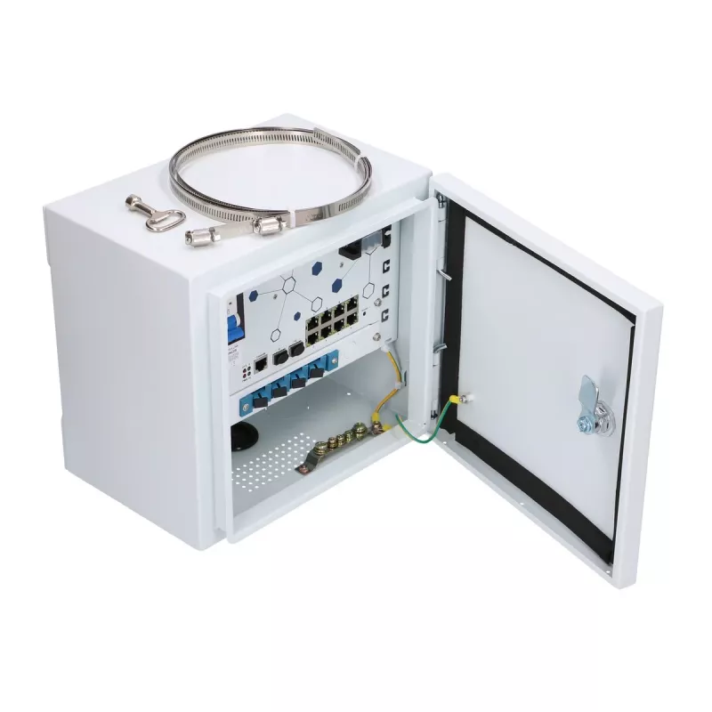 Hallatav kommutaator Extralink Minos 8x RJ45 1000Mbps PoE 200W L2