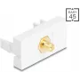 DELOCK ühendus RP-SMA isane RP-SMA emasele valge, mudel 90903