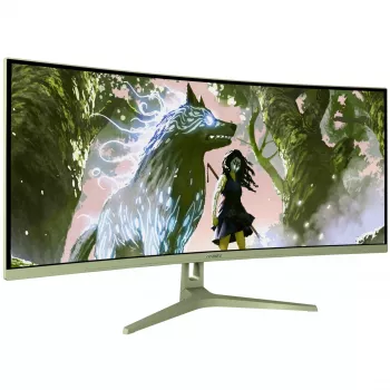 Kumer arvutimonitor Arozzi Nova 34 tolli (86,4 cm) 3440×1440 21:9 LED 1 ms Roheline