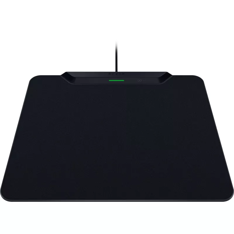 Razer | Juhtmevaba laadimisega mänguhiirematt ja pukk, kõva versioon | HyperFlux V2 juhtmevaba laadimissüsteem | Mänguhiirematt | 360 x 311 mm | Must