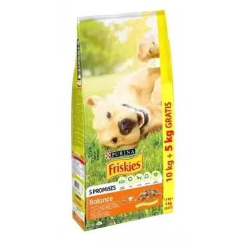 PURINA Friskies Balance kana köögiviljadega - kuiv koeratoit - 10 + 5kg