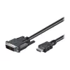 Goobay | DVI-D/HDMI-kaabel, nikeldatud | 50580 | DVI-D isane Single-Link (18+1 kontakt) | HDMI isane (tüüp A) | 2 m