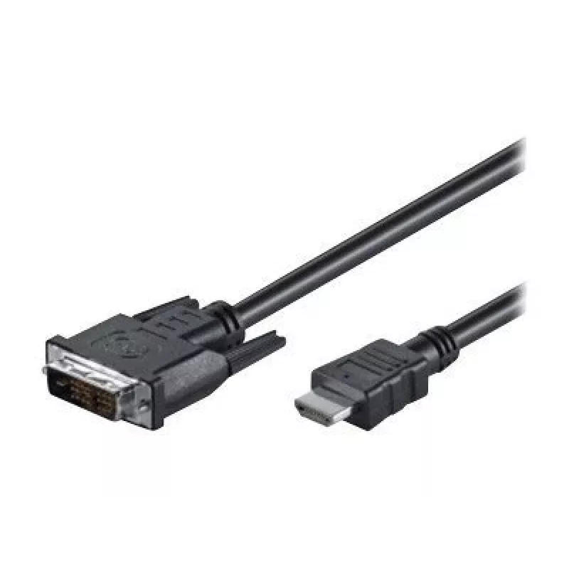 Goobay | DVI-D/HDMI-kaabel, nikeldatud | 50580 | DVI-D isane Single-Link (18+1 kontakt) | HDMI isane (tüüp A) | 2 m