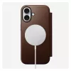 Folio telefonikott Nomad NM014209858 Apple iPhone 17 jaoks, 16 cm (6,3 tolli), pruun, 4 kaarditaskut