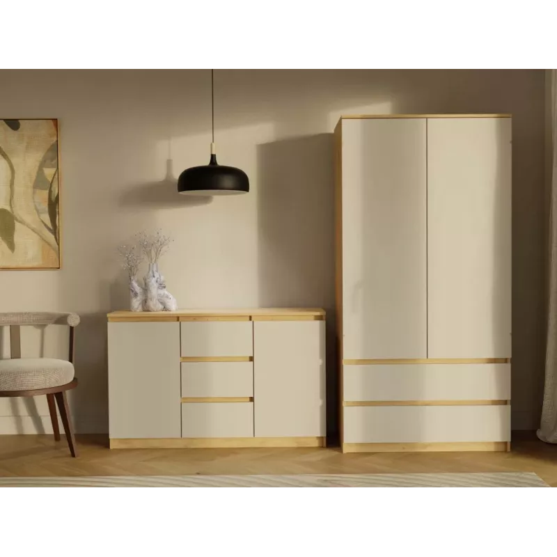 MALWA SS-90 wardrobe artisan tamm/kašmiir