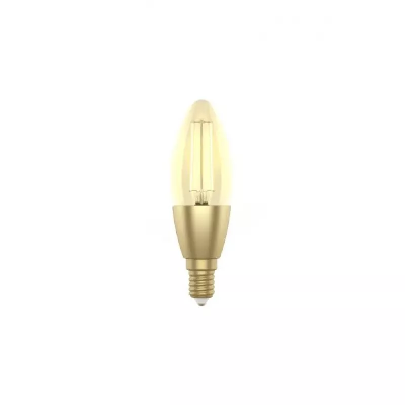 WOOX R5141 Nutikas küünlalamp C37 hõõgniit-LED-pirn, Wi-Fi, E14, 4,9W, 470 lm, soe valge 2700K