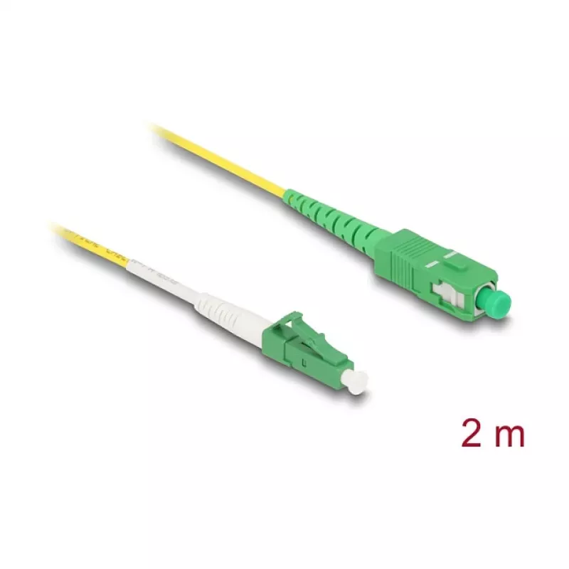 DeLOCK InfiniBand/kiudoptiline kaabel 2 m LC SC kollane 83861