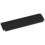 VALUE pimepaneel - must RAL 9005 - 3U - 48,3 cm (19-tolline)