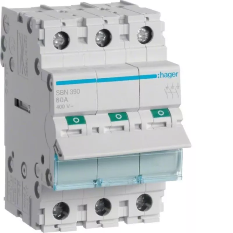 Kaitselüliti Hager SBN390 3 moodulit 100A 440V