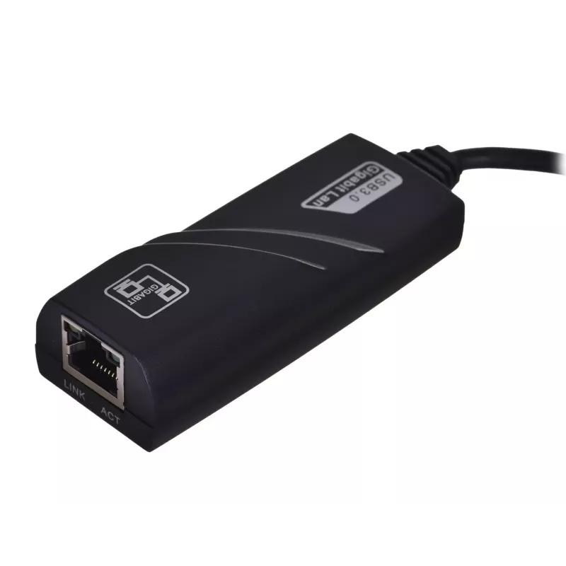 Liidesekaart Akyga AK-AD-31 USB 3.2 Gen 1 Gigabit Ethernetile (1000 Mbps), RJ-45, must