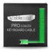 Toitekaabel CableMod PRO ModMesh 12VHPWR isane 8‑pin PCIe‑le 45 cm helesinine