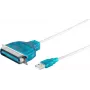 Paralleelprinteri kaabel ShiverPeaks 75607 1,2 m USB-Centronics