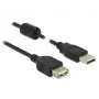USB-kaabel DeLOCK 84884 USB 2.0 1,5 m must