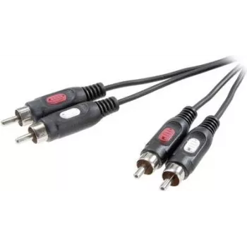 SpeaKa Professional RCA heliühenduskaabel [2x RCA-pistik - 2x RCA-pistik] 10 m Must (SP-7870624)
