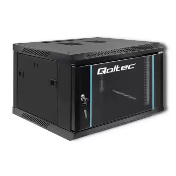 Rack cabinet 19-inch QOLTEC 54465 steel construction 12U