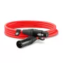 RØDE XLR3M-R helikaabel 3 m XLR punane