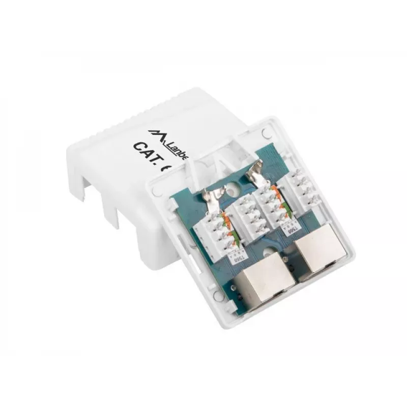 Lanberg OS6-0002-W kaabel Interface/Gender Adapter 2 X RJ-45 Valge (OS6-0002-W)