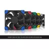 Arvutikorpuse ventilaator Noctua NF-A8 PWM CH.BK.S 80 mm, 4-kontaktne PWM, 450–2200 RPM, 17,7 dB