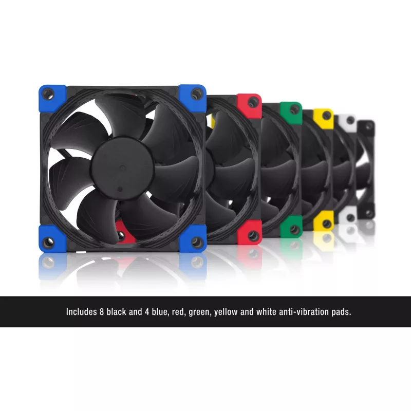 Arvutikorpuse ventilaator Noctua NF-A8 PWM CH.BK.S 80 mm, 4-kontaktne PWM, 450–2200 RPM, 17,7 dB