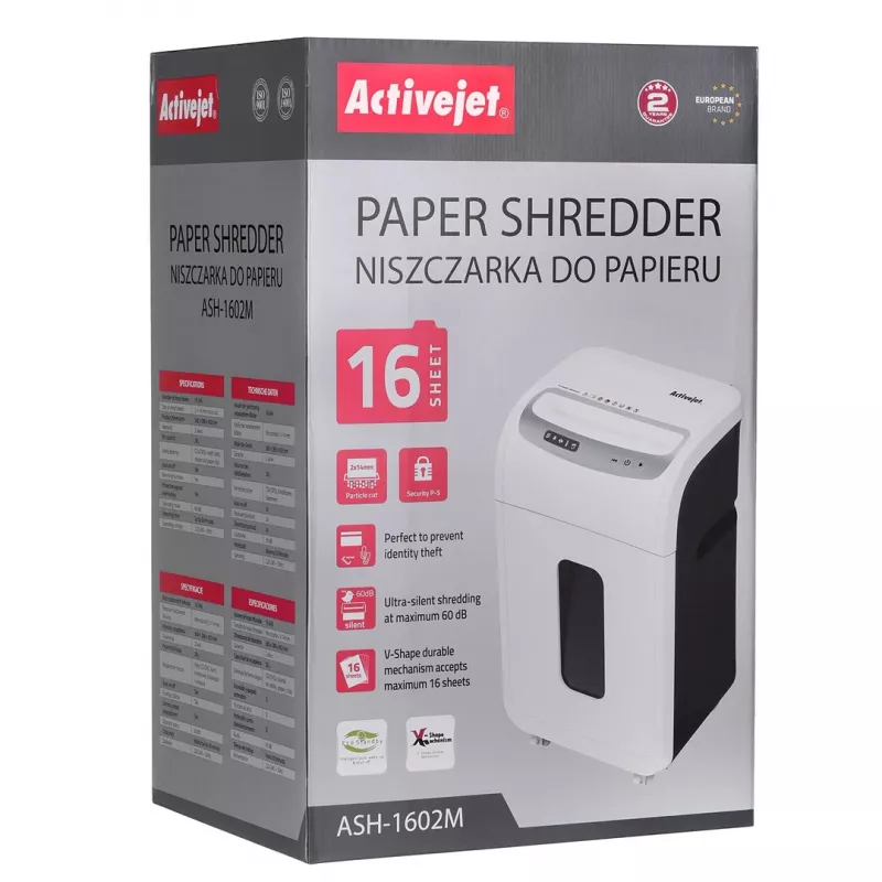 Hävitaja Activejet ASH-1602M, P-5, 28 l, 2x14 mm lõiked, valge