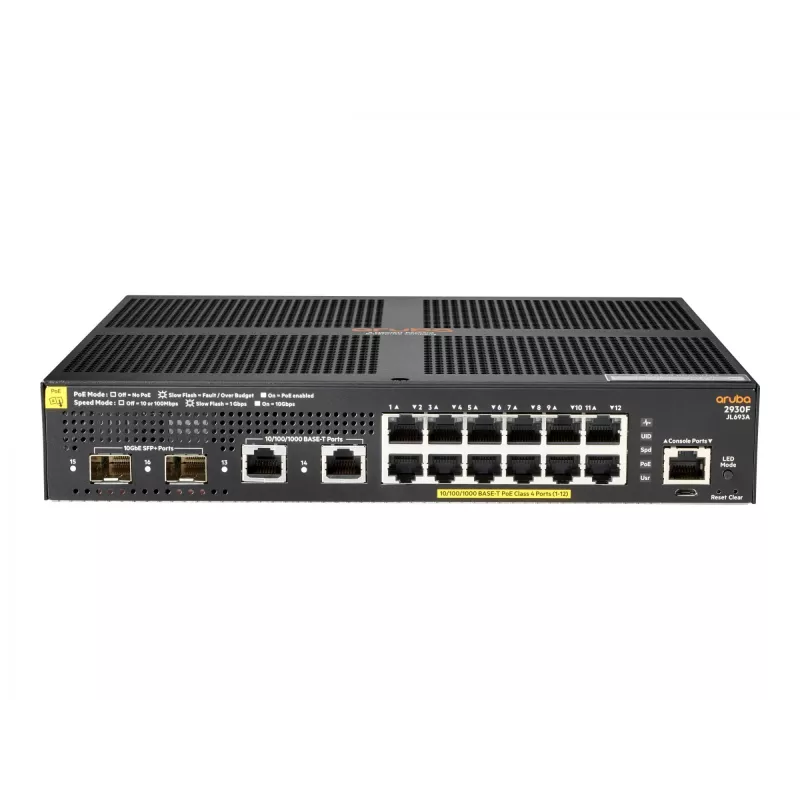 Hallatav kommutaator Aruba 2930F 12G PoE+ 2G/2SFP+