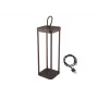 Laetav latern Beper P207ILI102 Corteni viimistlusega, kaasaskantav akutoitel lamp