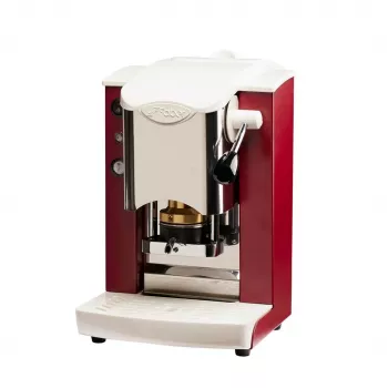 FABER Faber Slot Inox ESE Pad espressomasin veinipunane valge inox – ühildub ESE padjakestega