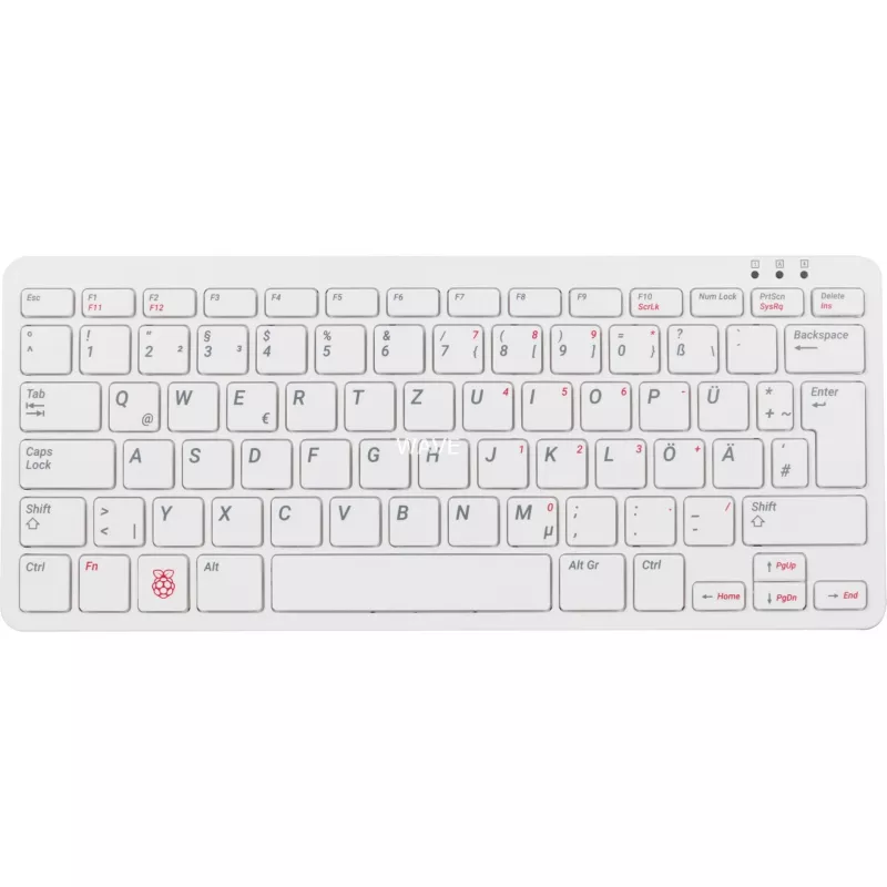 Wired USB klaviatuur Raspberry PI klaviatuur DE RB-TASTA01W — USB-ühendus, saksa paigutus