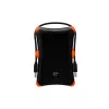 HDD/SSD-korpus Silicon Power Armor A30, 2,5-tolline ühe pesaga, USB 3.2 Gen 1, Micro-USB A, oranž/must