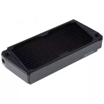 Alphacool NexXxoS XT45 - Radiatoriplokk - messing - vask - teras - must - 1/4 - 1,5 baari - 12 cm (14234)