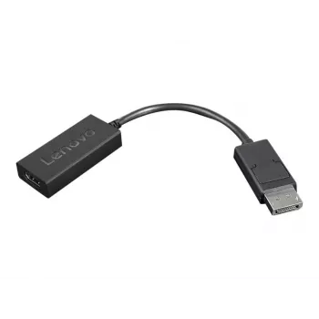 Lenovo 4X90R61023 videokaabli adapter 0,225 m DisplayPort HDMI tüüp A (standardne) must