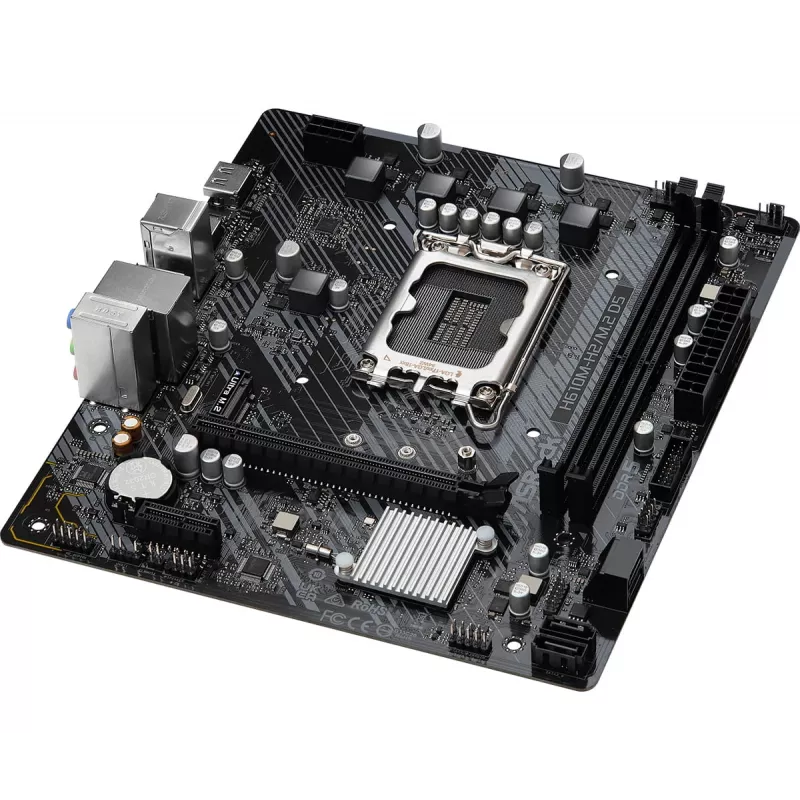 ASRock H610M-H2/M.2 D5 Micro-ATX emaplaat