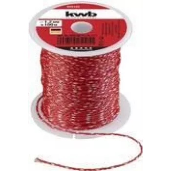 Nöör KWB 925120 100m nailon punane 1,2mm