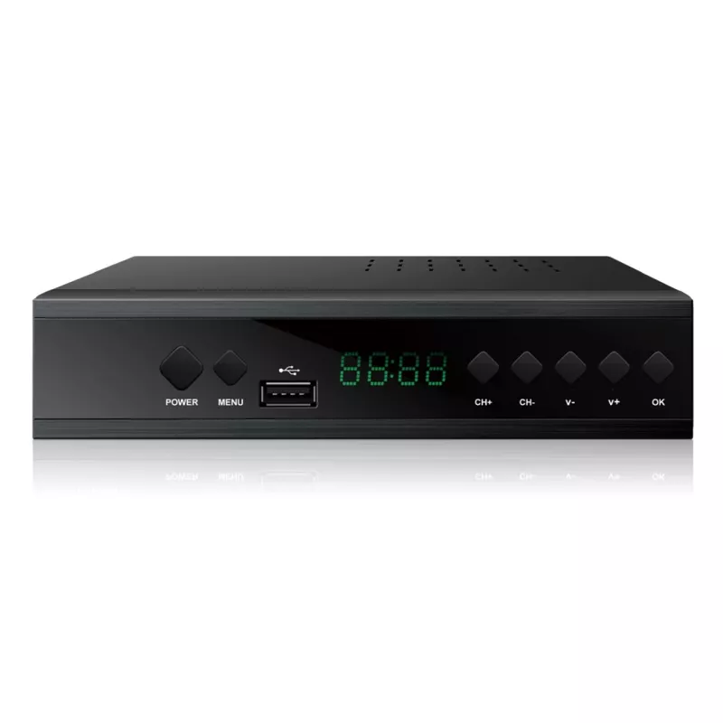Extralink Home Tuner DVB-T2 digitaaltelevisiooni dekooder H.265 HEVC FULL HD USB HDMI + kaugjuhtimispult