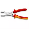 Kaablieemaldaja Knipex 13 76 200 ME 6 mm eemaldusvõimega Punane Roostevaba teras Kollane