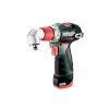 Püstolkäepidemega puur Metabo PowerMaxx BS BL Q, 12V, 2Ah, 1500 p/min, 900g
