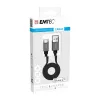 USB kaabel Emtec T700B 1,2 m USB A Micro-USB B Must