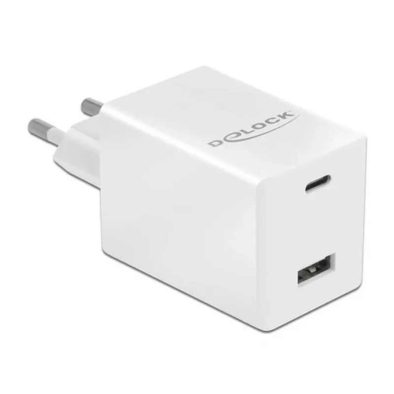 Laadija DeLOCK USB GaN laadija USB USB-C PD 3.0 ja USB Type-A 48 W