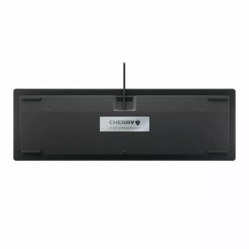 Meditsiiniline klaviatuur CHERRY AK-C8112 USB QWERTZ Saksa Must 105 klahvi