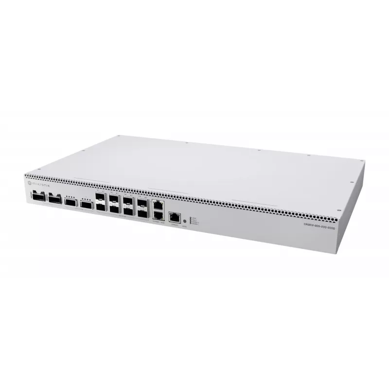 MikroTik CRS812-8DS-2DQ-2DDQ-RM (CRS812 DDQ) pilve-ruuter-kommutaator, 400G